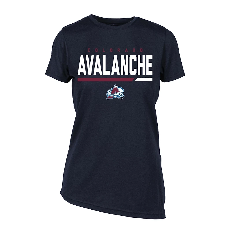 Women's Levelwear Navy Colorado Avalanche Verve Birch T-Shirt