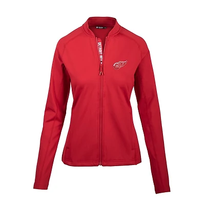 Women's Levelwear Red Detroit Red Wings Ezra Icon Mantra Full-Zip Jacket