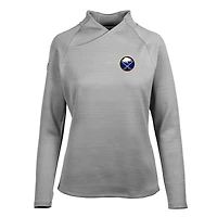Women's Levelwear Heather Gray Buffalo Sabres Lena Insignia Core Pullover Top