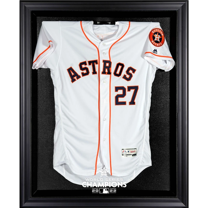 Houston Astros 2022 World Series Champions Framed Logo Jersey Display Case