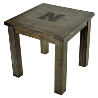 Imperial  Nebraska Huskers Reclaimed Side Table