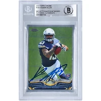 Keenan Allen San Diego Chargers Autographed 2013 Topps Chrome #14 Beckett Fanatics Witnessed Authenticated Rookie Card