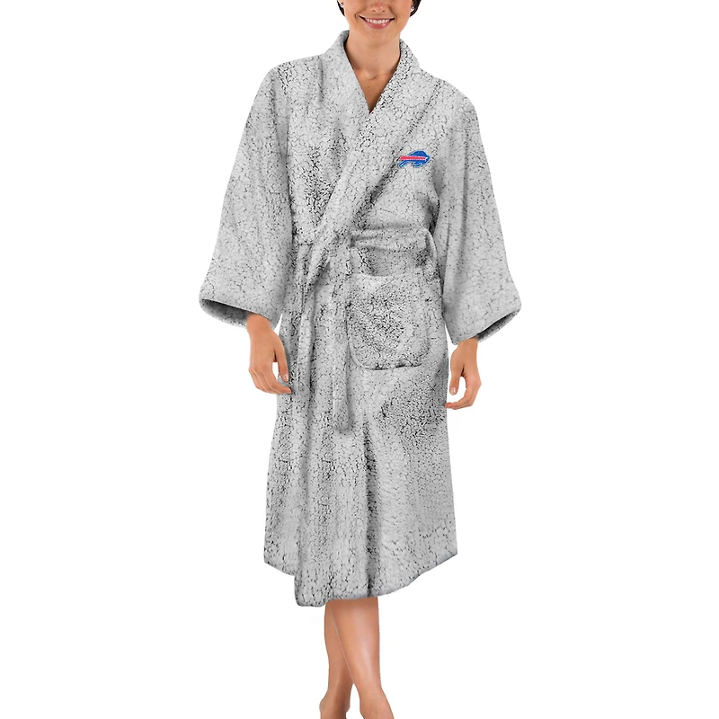 Women's The Northwest Group Gray Buffalo Bills Sherpa Bathrobe