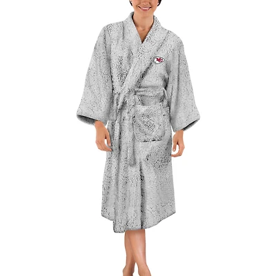 Women's The Northwest Group Gray Kansas City Chiefs Sherpa Bathrobe