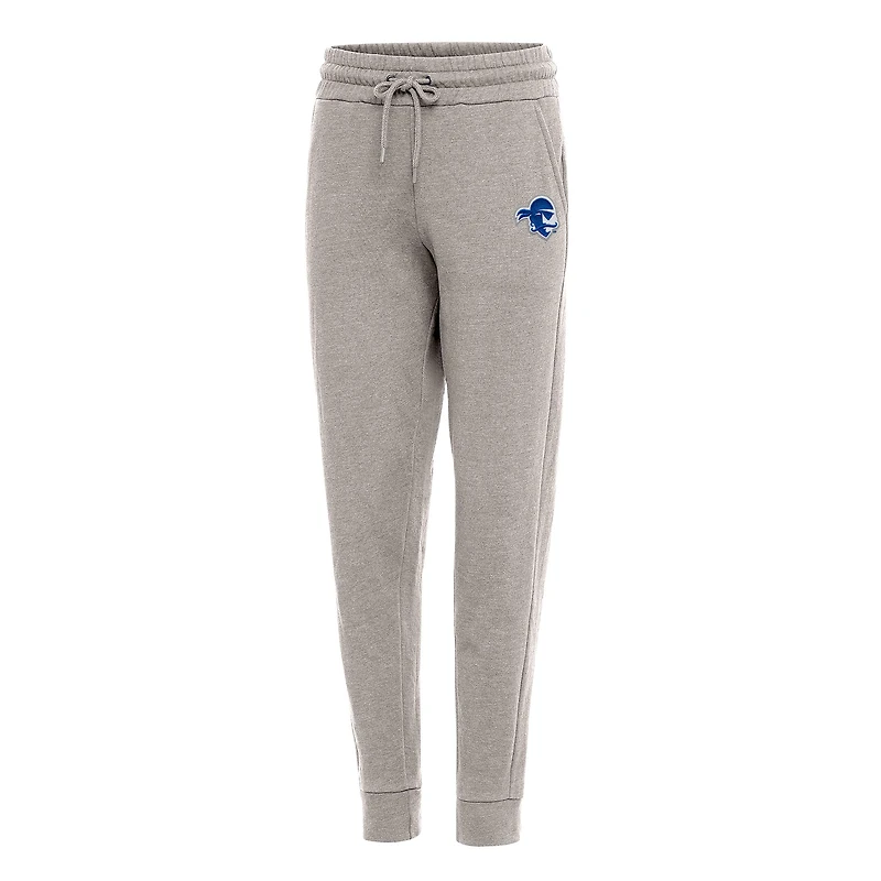 Women's Antigua Oatmeal Seton Hall Pirates Action Jogger Pants