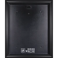 LAFC Framed 2022 MLS Cup Champions Team Logo Jersey Display Case