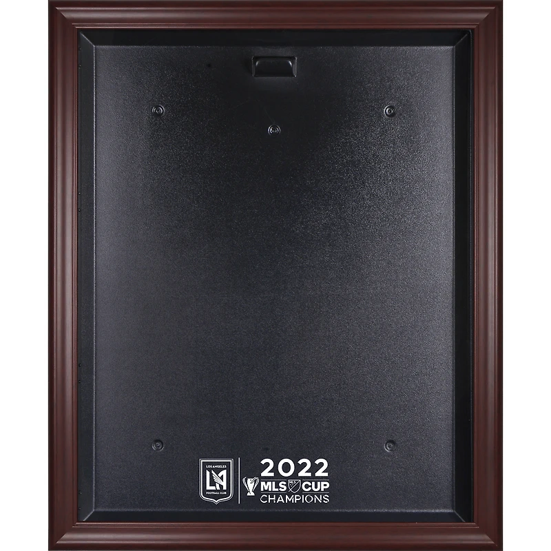 LAFC Mahogany Framed 2022 MLS Cup Champions Team Logo Jersey Display Case