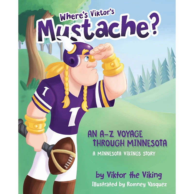 Minnesota Vikings Where's Viktor's Mustache? Children's Book