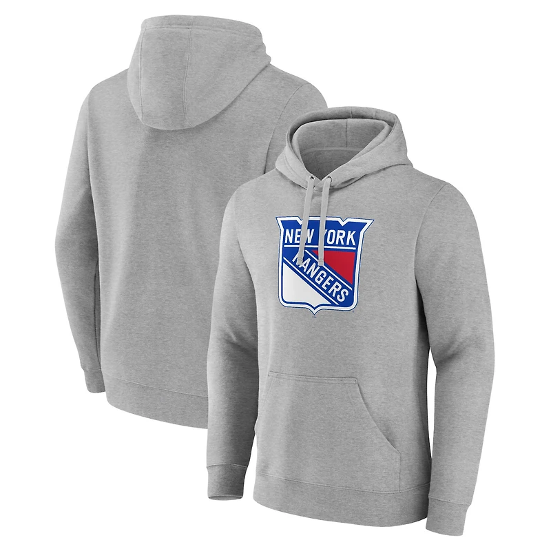 Men's New York Rangers Primary Team Logo Pullover Hoodie
