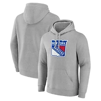 Men's New York Rangers Primary Team Logo Pullover Hoodie