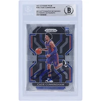 Cade Cunningham Detroit Pistons Autographed 2021-22 Panini Prizm #282 Beckett Fanatics Witnessed Authenticated Rookie Card