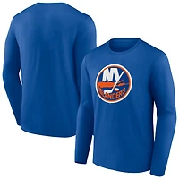 Men's Royal New York Islanders Primary Logo Team Long Sleeve T-Shirt