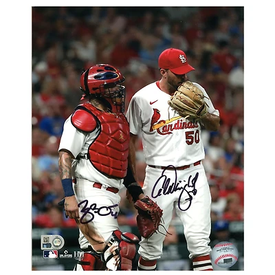 Adam Wainwright & Yadier Molina St. Louis Cardinals Multi-Signed 8" x 10" Photograph