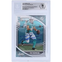 Tua Tagovailoa Miami Dolphins Autographed 2020 Panini Absolute #194 Beckett Fanatics Witnessed Authenticated Rookie Card