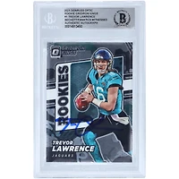 Trevor Lawrence Jacksonville Jaguars Autographed 2021 Panini Donruss Optic Gridiron Kings #RGK-1 Beckett Fanatics Witnessed Authenticated Rookie Card