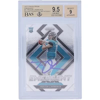 Trevor Lawrence Jacksonville Jaguars Autographed 2021 Panini Prizm Emergent #E-1 Beckett Fanatics Witnessed Authenticated 9.5/9 Rookie Card