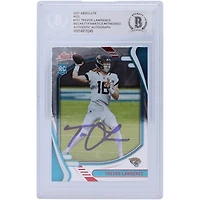 Trevor Lawrence Jacksonville Jaguars Autographed 2021 Panini Absolute Red #101 Beckett Fanatics Witnessed Authenticated Rookie Card