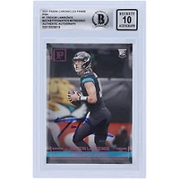 Trevor Lawrence Jacksonville Jaguars Autographed 2021 Panini Chronicles #PA-1 Beckett Fanatics Witnessed Authenticated 10 Rookie Card