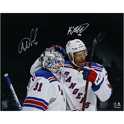 Igor Shesterkin & K'Andre Miller New York Rangers Multi-Signed 16" x 20" Dual Photograph