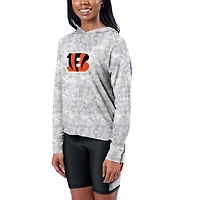 Women's Certo Gray Cincinnati Bengals Session Pullover Hoodie