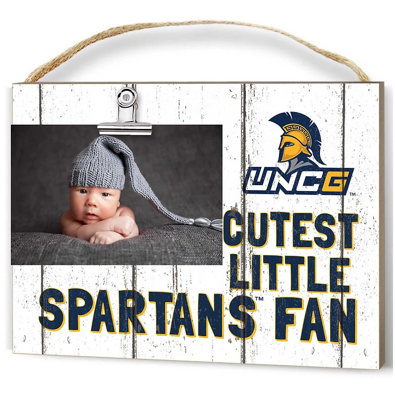 UNCG Spartans 8'' x 10'' Cutest Little Weathered Logo Clip Photo Frame