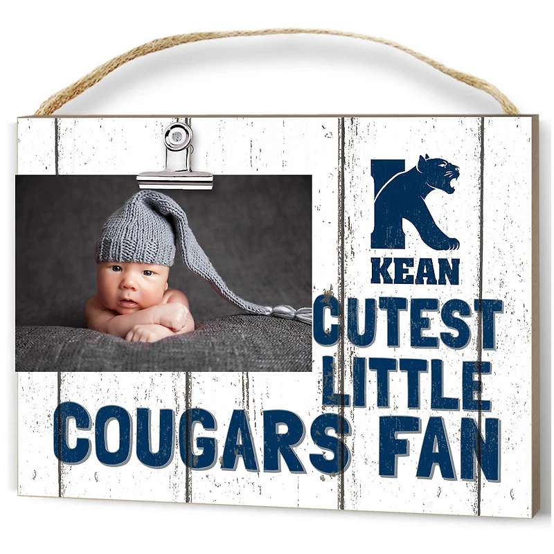 Kean University Cougars 8'' x 10'' Cutest Little Weathered Logo Clip Photo Frame