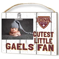 Iona University Gaels 8'' x 10'' Cutest Little Weathered Logo Clip Photo Frame