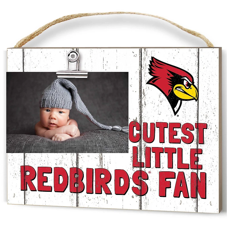 Illinois State Redbirds 8'' x 10'' Cutest Little Weathered Logo Clip Photo Frame