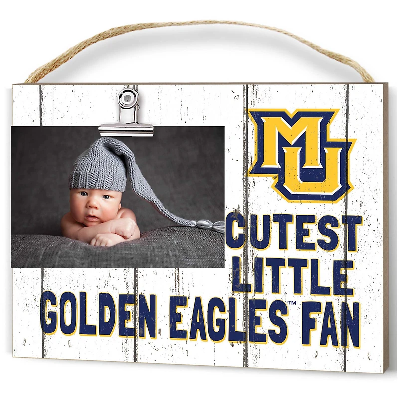 Marquette Golden Eagles 8'' x 10'' Cutest Little Weathered Logo Clip Photo Frame