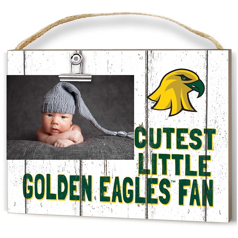 SUNY Brockport Golden Eagles 8'' x 10'' Cutest Little Weathered Logo Clip Photo Frame