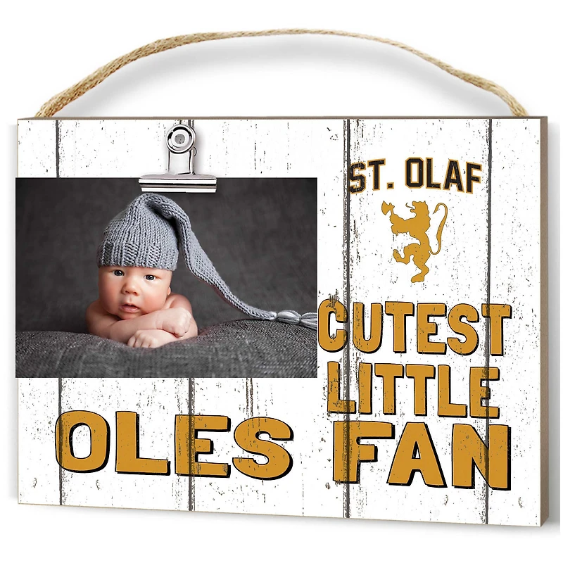 St. Olaf Oles 8'' x 10'' Cutest Little Weathered Logo Clip Photo Frame
