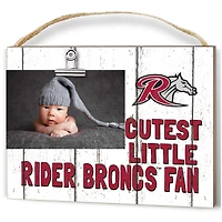 Rider Broncs 8'' x 10'' Cutest Little Weathered Logo Clip Photo Frame