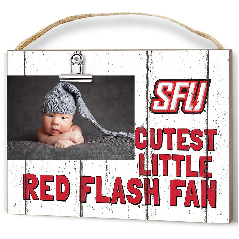 Saint Francis Red Flash 8'' x 10'' Cutest Little Weathered Logo Clip Photo Frame