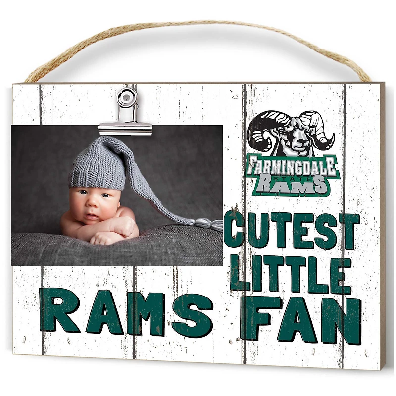SUNY Farmingdale State Rams 8'' x 10'' Cutest Little Weathered Logo Clip Photo Frame