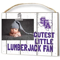 Stephen F Austin Lumberjacks 8'' x 10'' Cutest Little Weathered Logo Clip Photo Frame