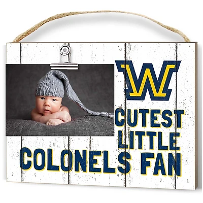 Wilkes Colonels 8'' x 10'' Cutest Little Weathered Logo Clip Photo Frame