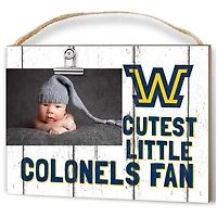 Wilkes Colonels 8'' x 10'' Cutest Little Weathered Logo Clip Photo Frame