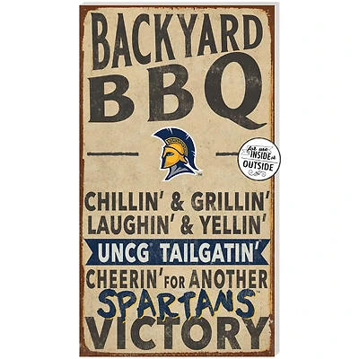 UNCG Spartans 11'' x 20'' Indoor/Outdoor BBQ Sign