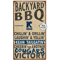 Kean University Cougars 11'' x 20'' Indoor/Outdoor BBQ Sign