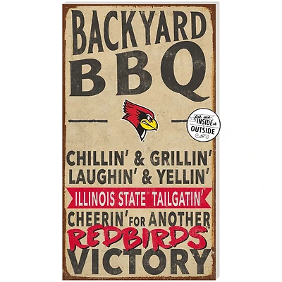 Illinois State Redbirds 11'' x 20'' Indoor/Outdoor BBQ Sign