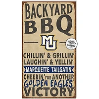 Marquette Golden Eagles 11'' x 20'' Indoor/Outdoor BBQ Sign