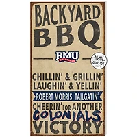 Robert Morris Colonials 11'' x 20'' Indoor/Outdoor BBQ Sign