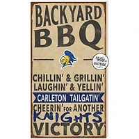 Carleton Knights 11'' x 20'' Indoor/Outdoor BBQ Sign