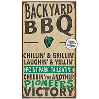 Point Park Pioneers 11'' x 20'' Indoor/Outdoor BBQ Sign