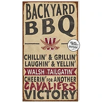 Walsh Cavaliers 11'' x 20'' Indoor/Outdoor BBQ Sign