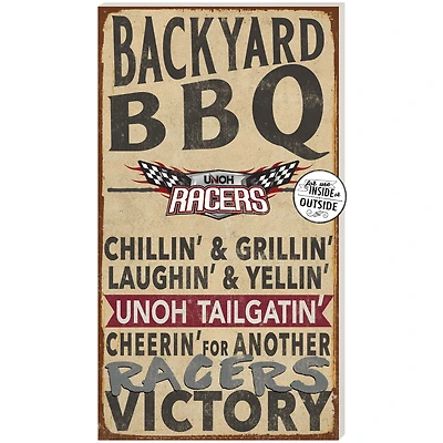 Northwestern Ohio Racers 11'' x 20'' Indoor/Outdoor BBQ Sign