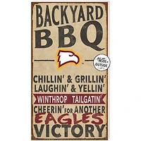 Winthrop Eagles 11'' x 20'' Indoor/Outdoor BBQ Sign