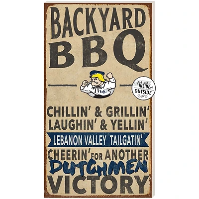 Lebanon Valley College 11'' x 20'' Indoor/Outdoor BBQ Sign
