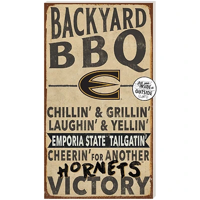 Emporia State Hornets 11'' x 20'' Indoor/Outdoor BBQ Sign