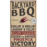 Elon Phoenix 11'' x 20'' Indoor/Outdoor BBQ Sign